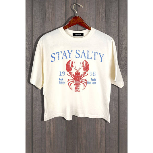 Stay Salty Vintage Lobster Graphic Tee