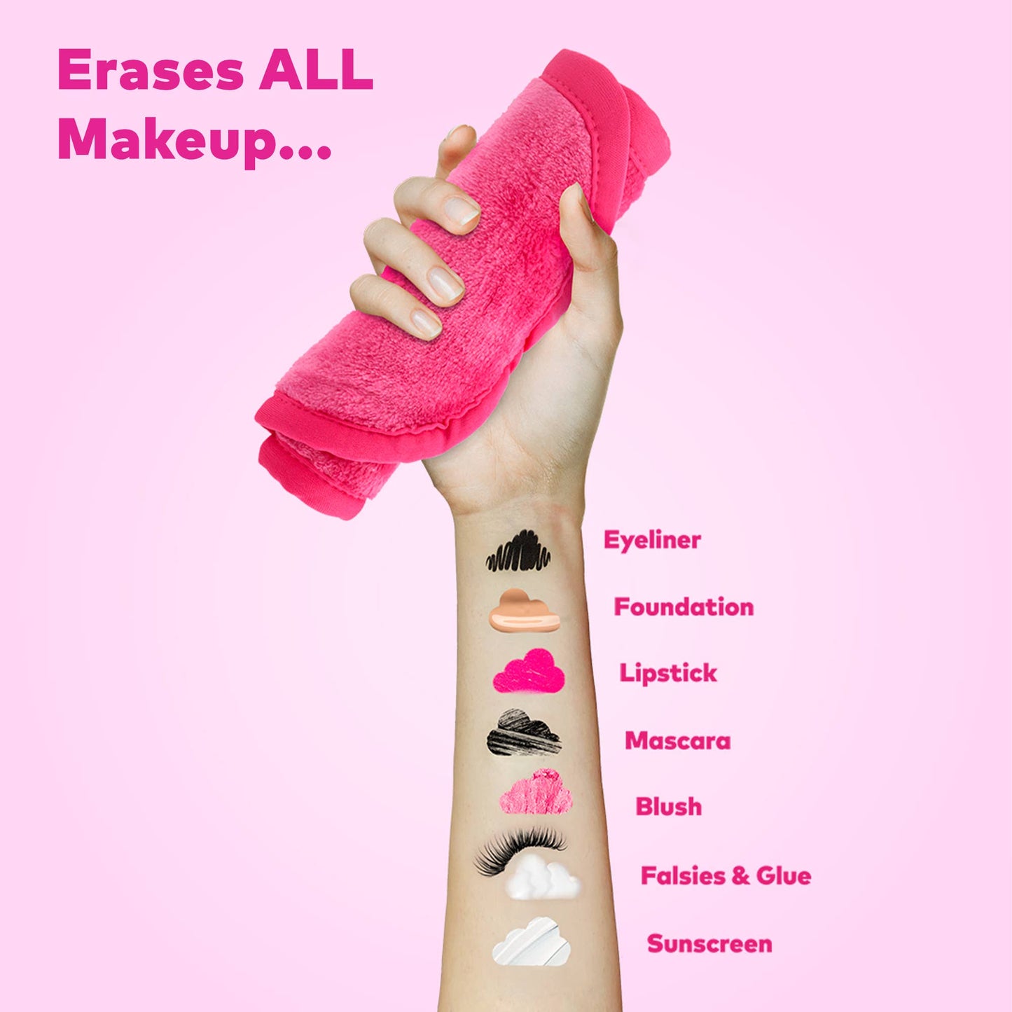 Original Pink MakeUp Eraser