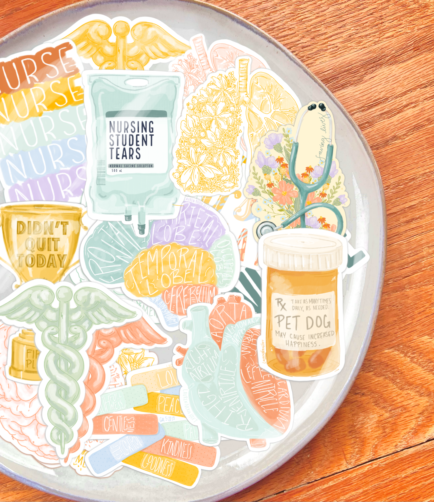 "Didn’t quit today" participation trophy vinyl sticker