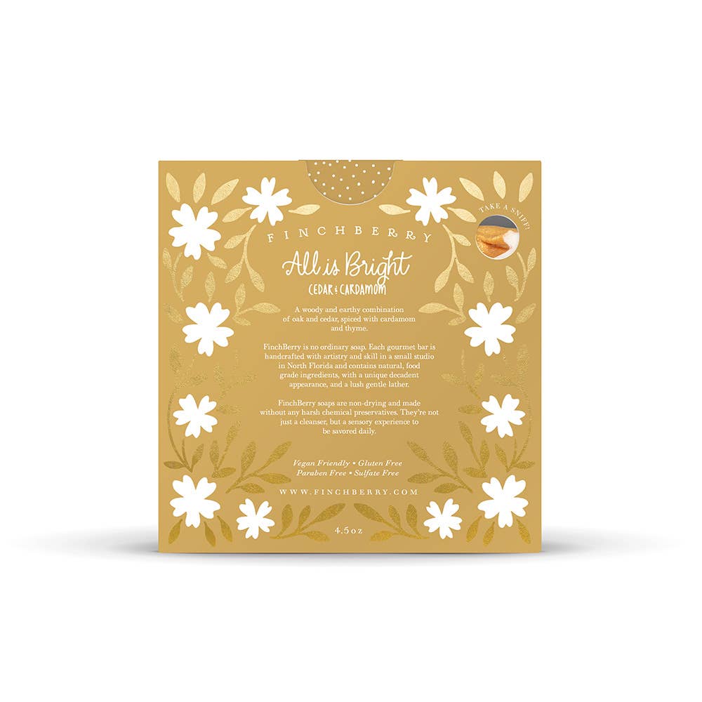 All is Bright Stocking Stuffer Vegan Holiday Boxed Soap