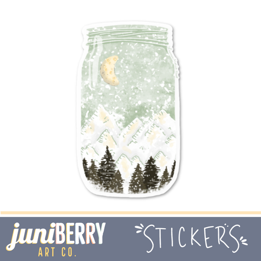 Adventure travel lover mason jar woods mountains