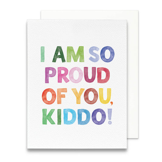 I Am So Proud of You, Kiddo Greeting Card | Congrats for Kid