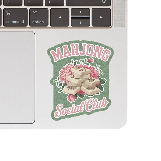 Mahjong Board Game Tile Club Sticker