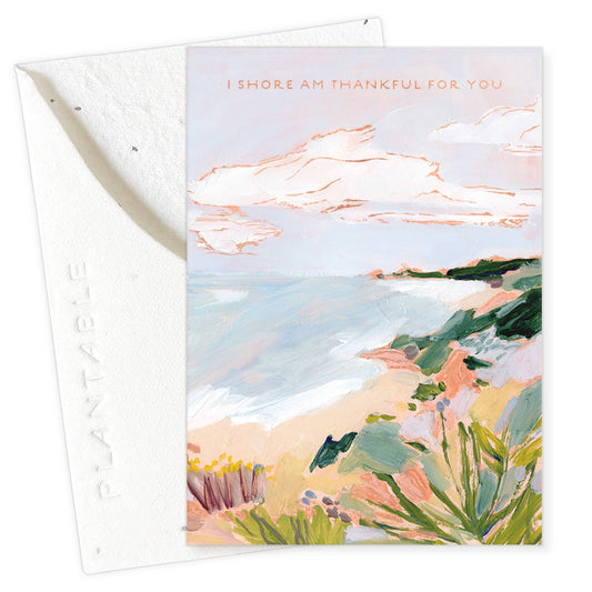 Shore Am Thankful Sprout - Thank You Mini Greet 2.5 x 3.5
