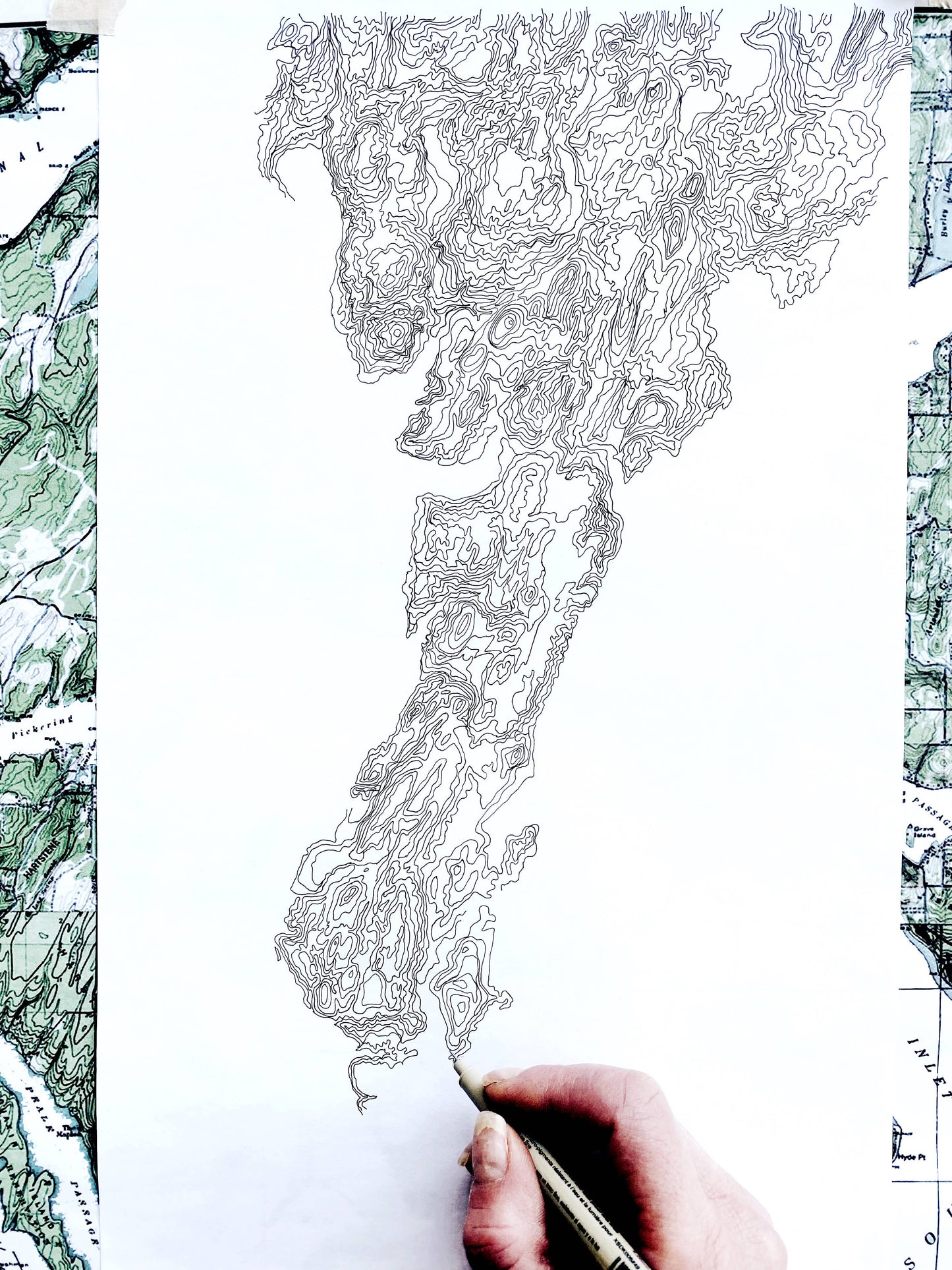 Key Peninsula Map Print