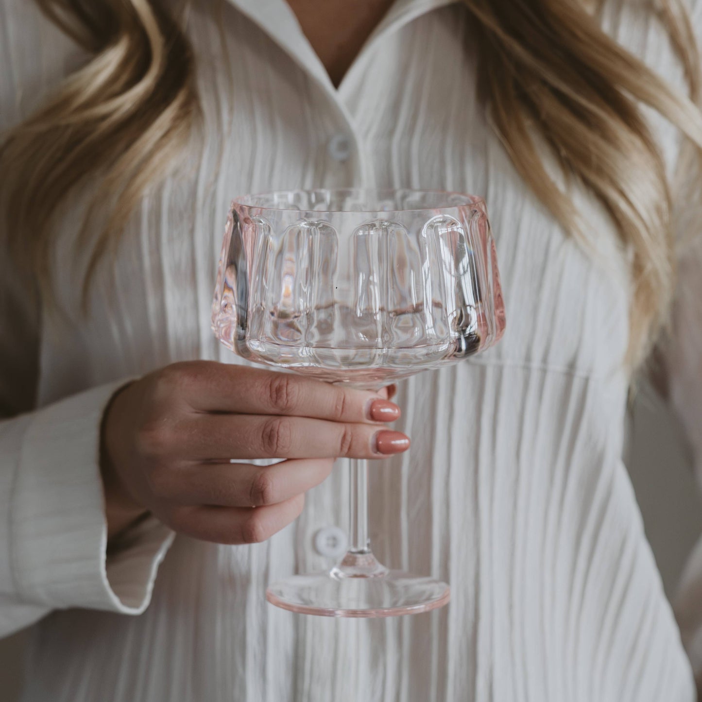 Outdoor Plastic Coupe Drinkware - Home Decor