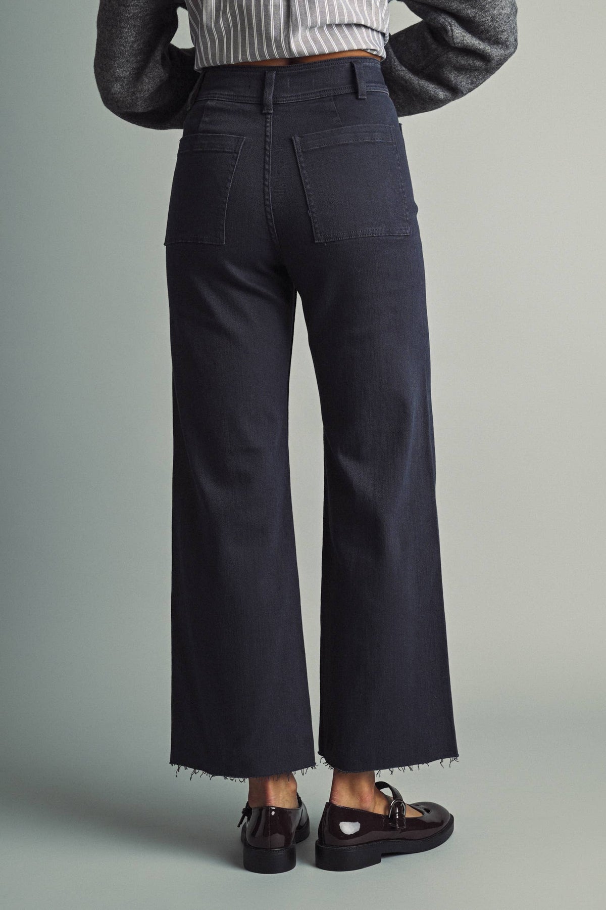 Vintage Navy Patch Pocket Pants