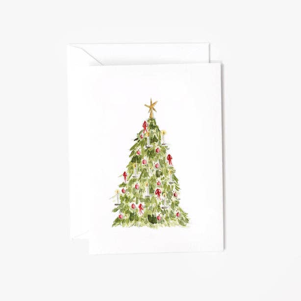 Nutcracker Tree Mini Note Card