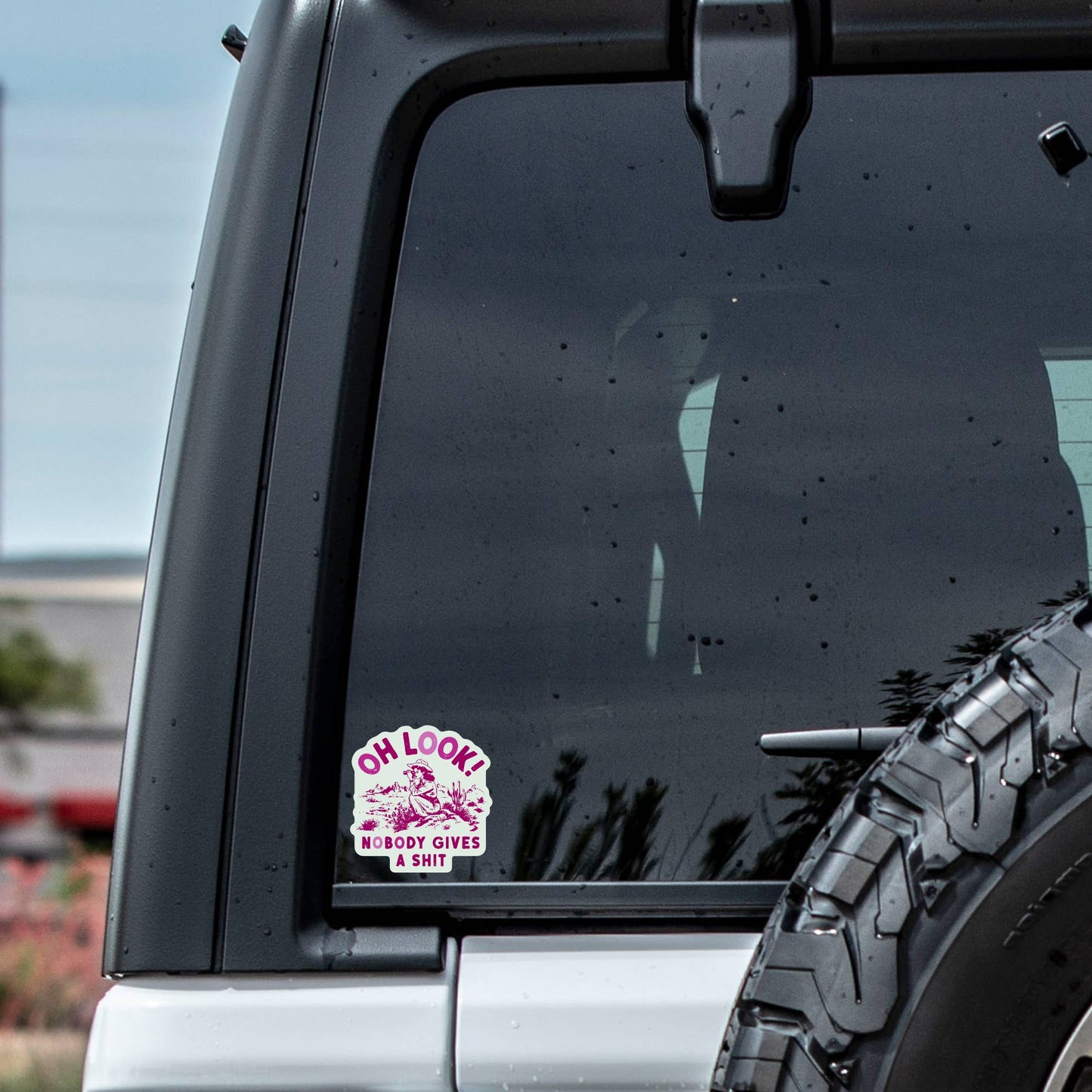 Oh Look! Nobody Gives A Shit Sticker