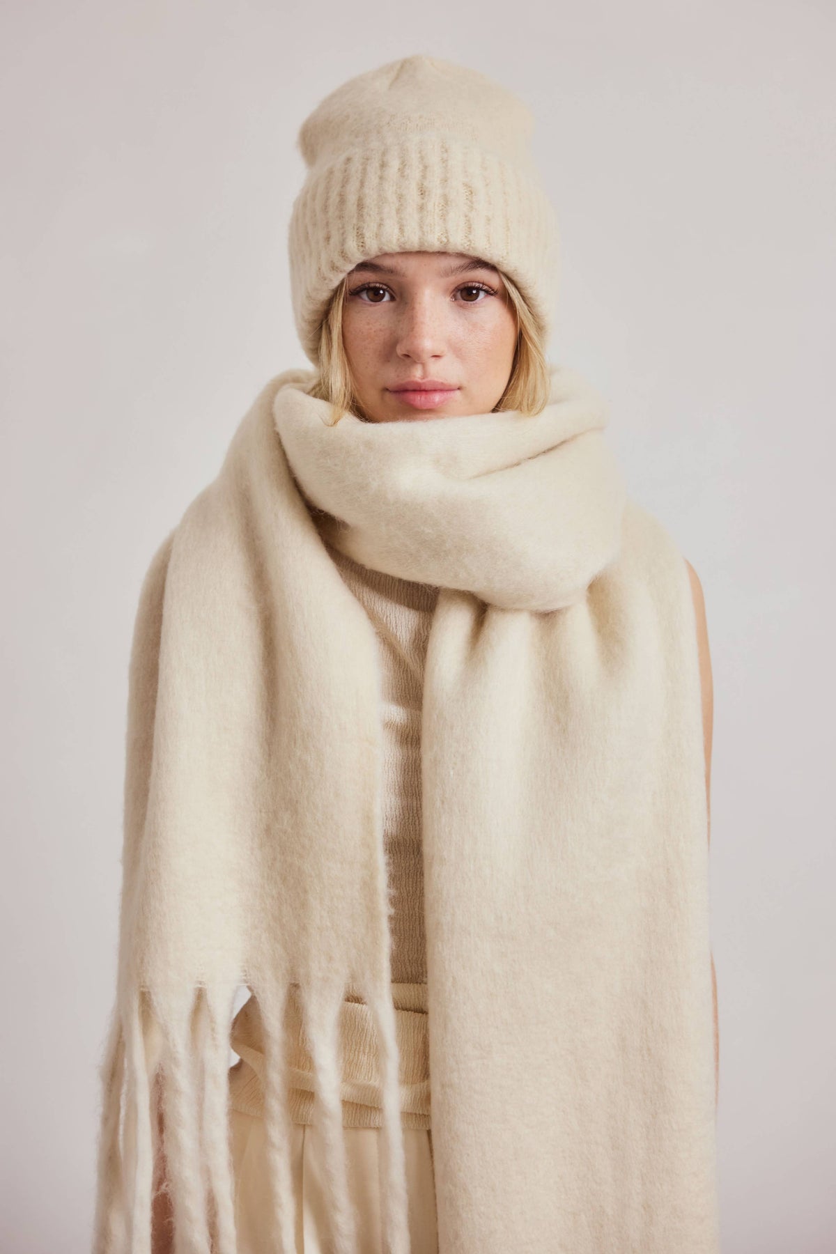 Pebble Beige Reykjavik Scarf