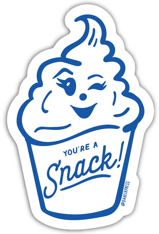 Snack - Vinyl Die Cut Sticker