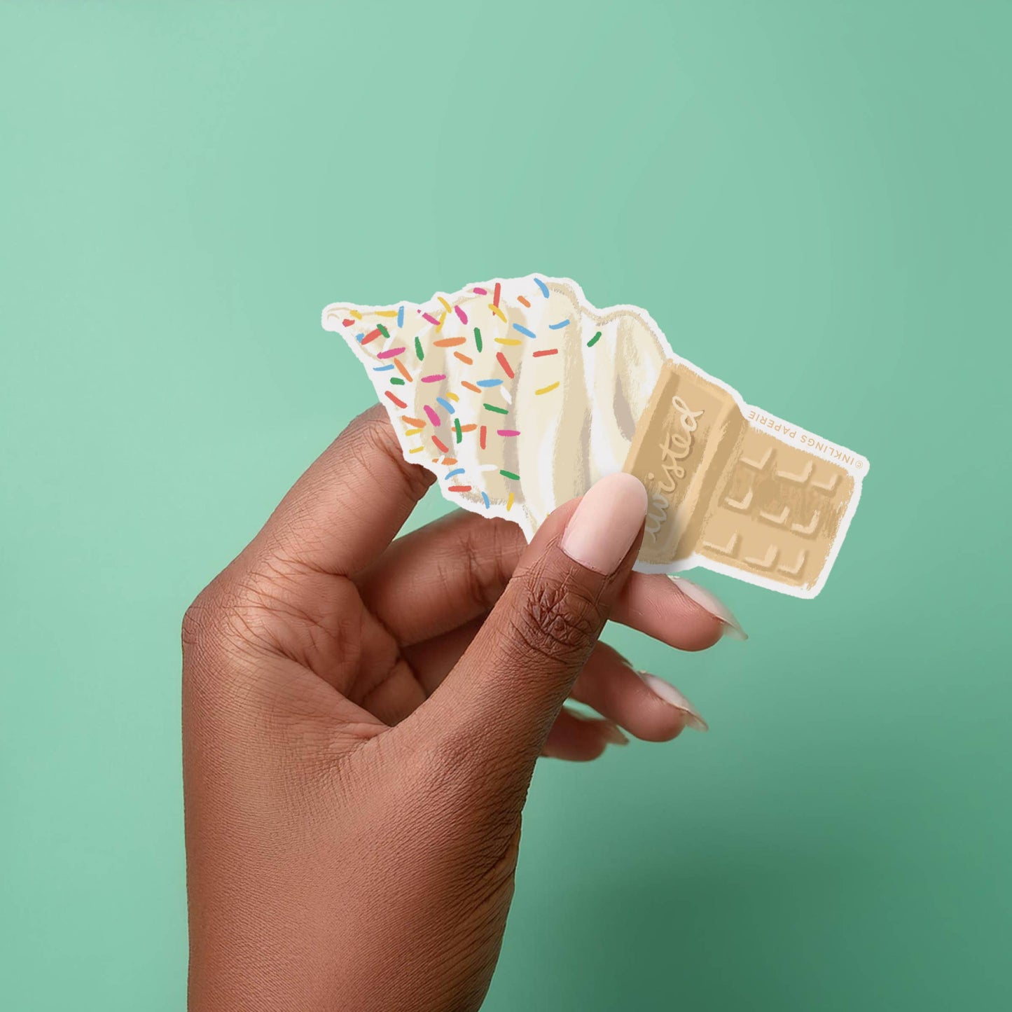 Vinyl Sticker - Twisted Ice Cream