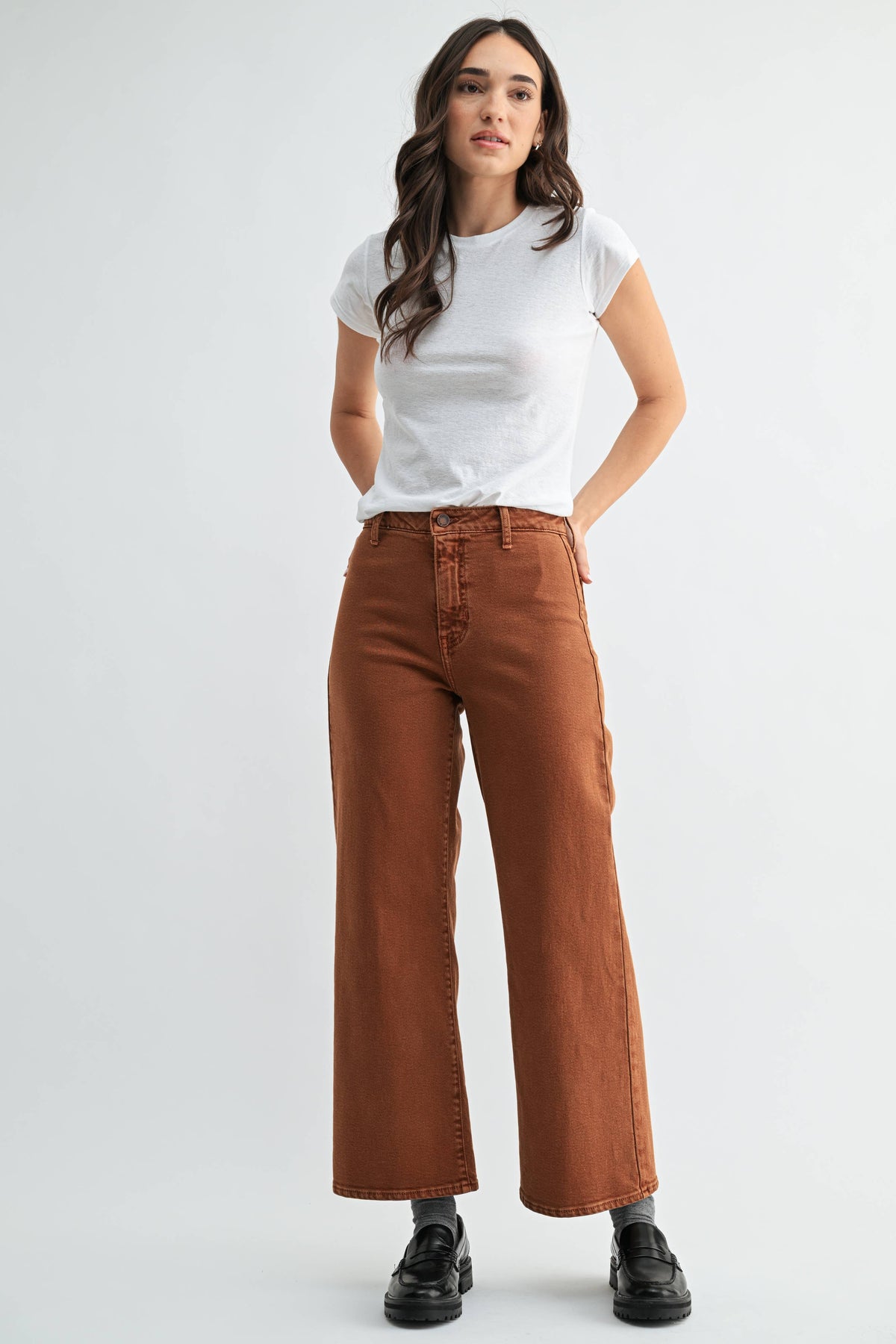 Copper Trouser Wide Leg Jeans