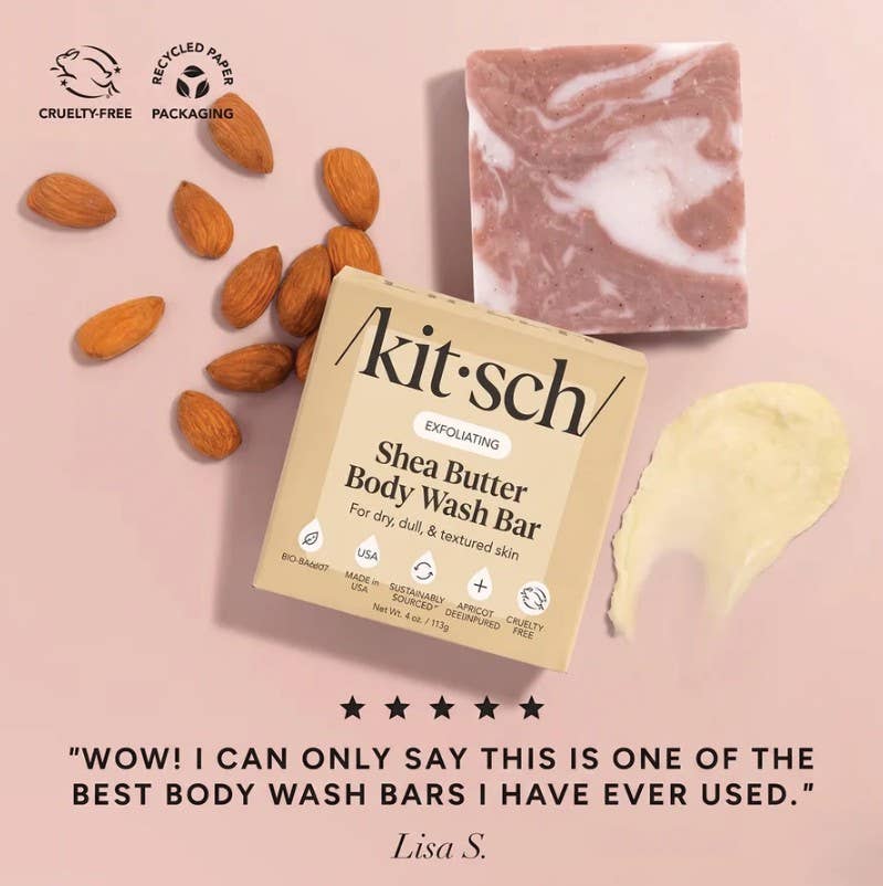 Shea Butter Exfoliating Body Wash Bar