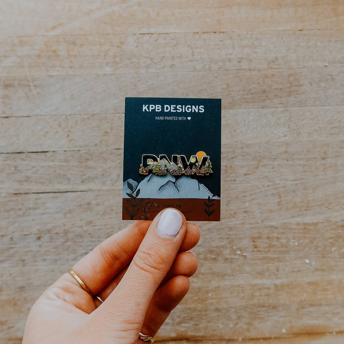 PNW Enamel Lapel Pin