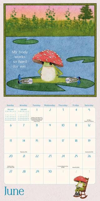 Little Frog's Guide to Self-Care Mini Wall Calendar 2027