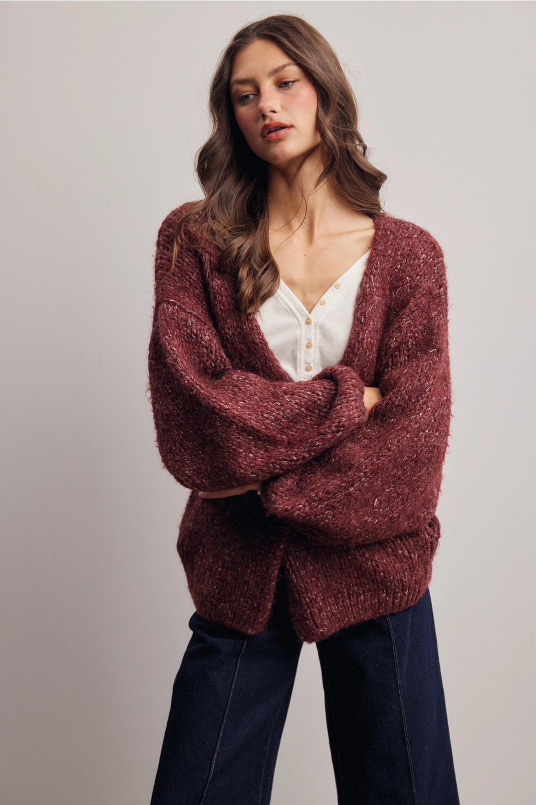 Chunky Soft Touch Knit Cardigan