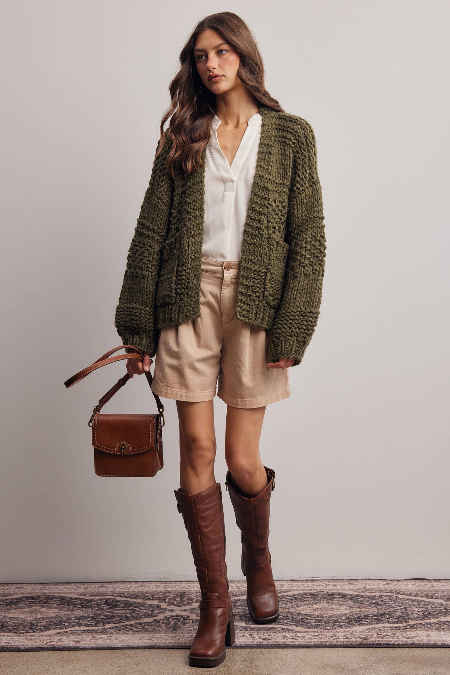Handmade Chunky Knit Cardigan