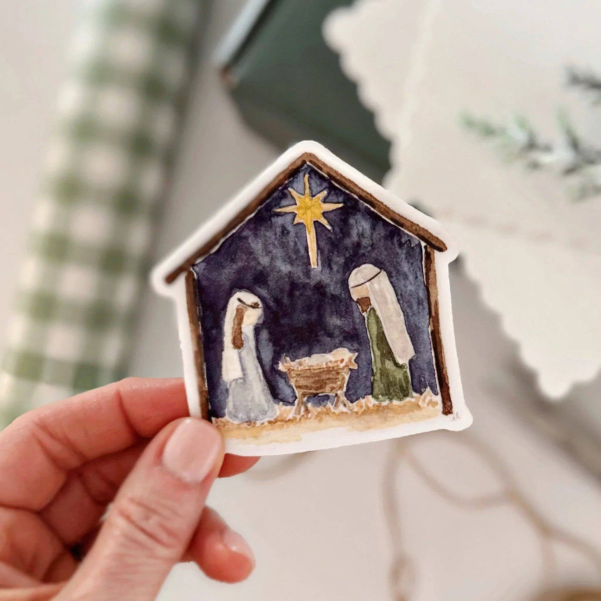 Nativity sticker