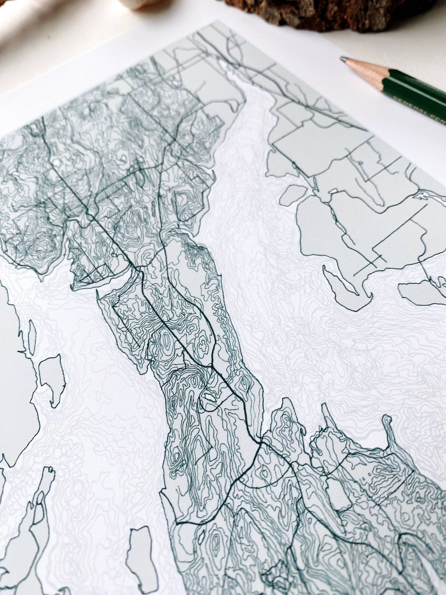 Key Peninsula Map Print