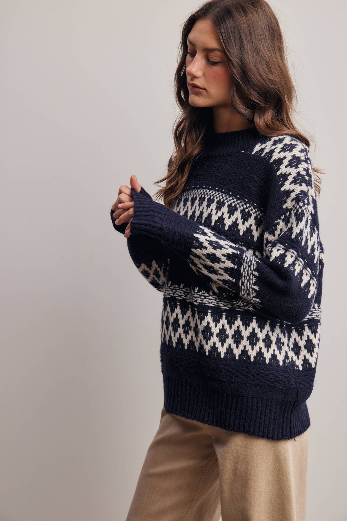 Fair Isle Knit Sweater