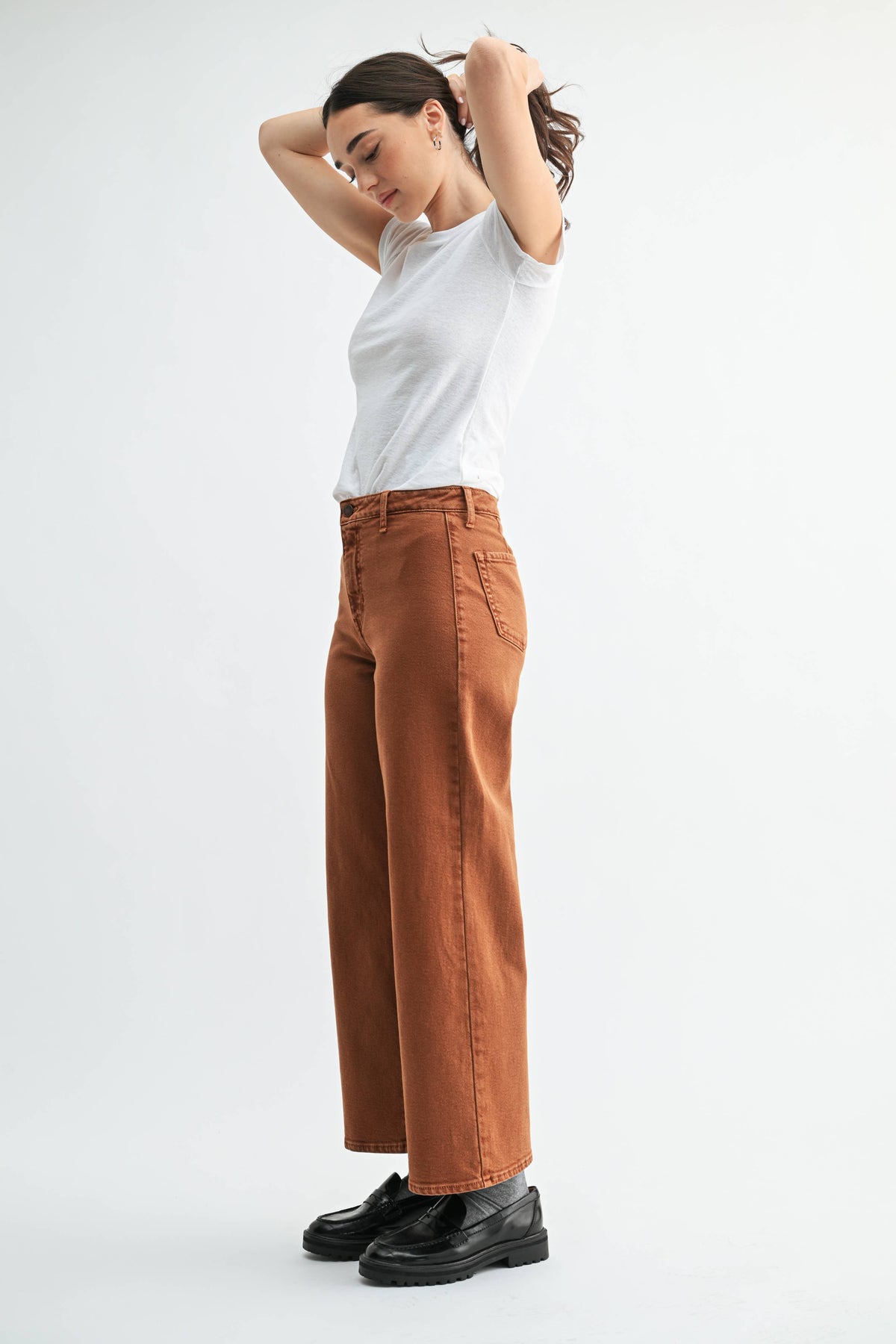 Copper Trouser Wide Leg Jeans
