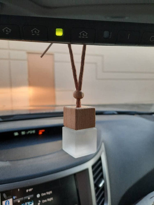 Car Freshie Frosted Hanging Diffuser | Fragrance Oils
