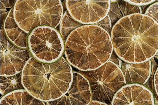 Dehydrated Lime Garnish