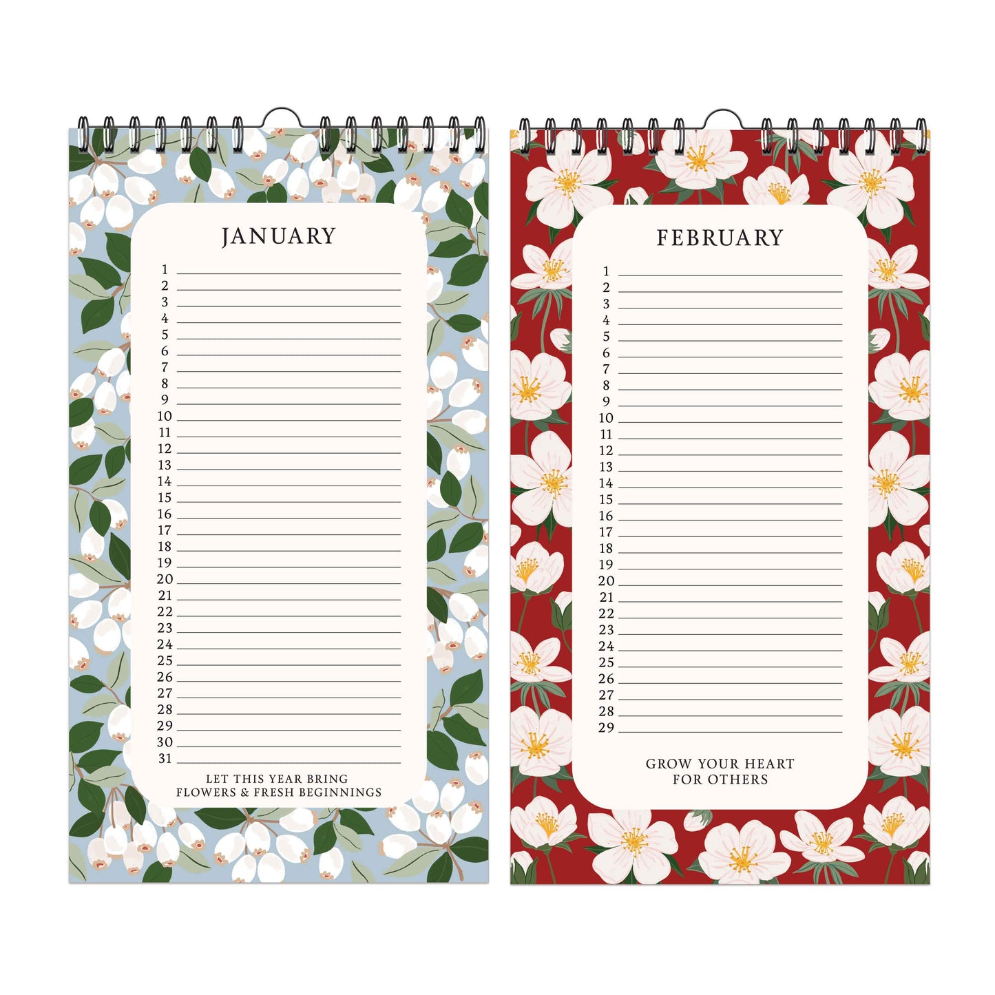 The Flower Garden Celebrations 12-Month Perpetual Calendar