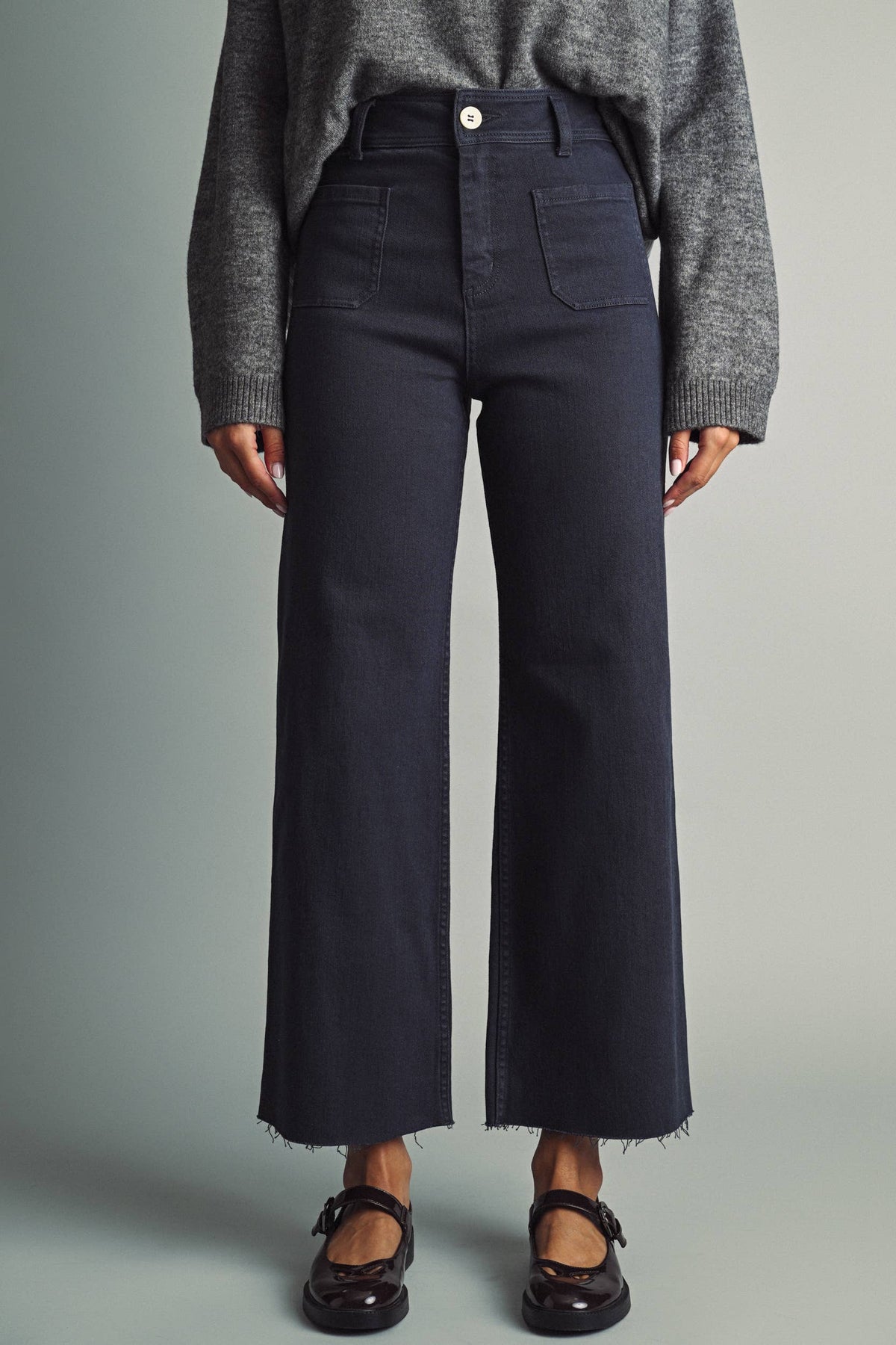 Vintage Navy Patch Pocket Pants