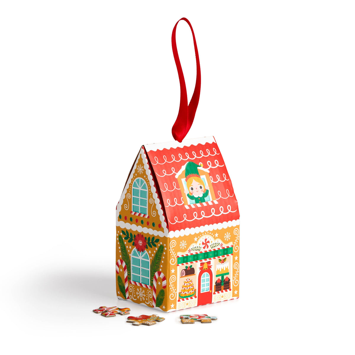 Santa’s Bakery 48 Piece Holiday Mini Puzzle Ornament