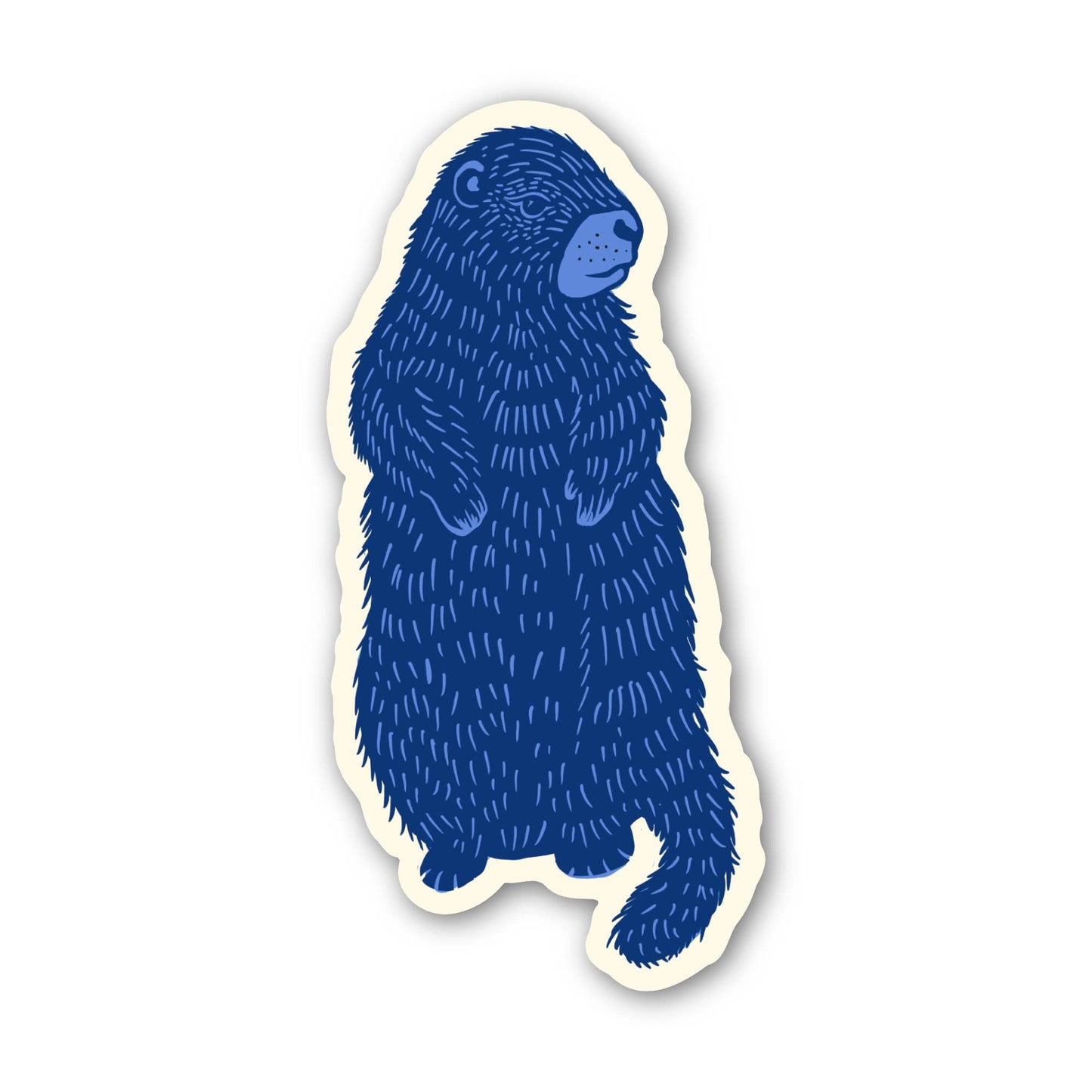 Washington Marmot Sticker, Pacific Northwest, Rhododendron
