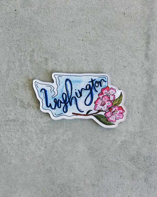 Washington Flower Acrylic Magnet