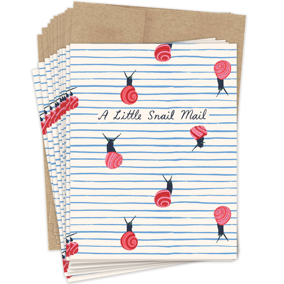 A Little Snail Mail Boxed Notecard - Set of 10