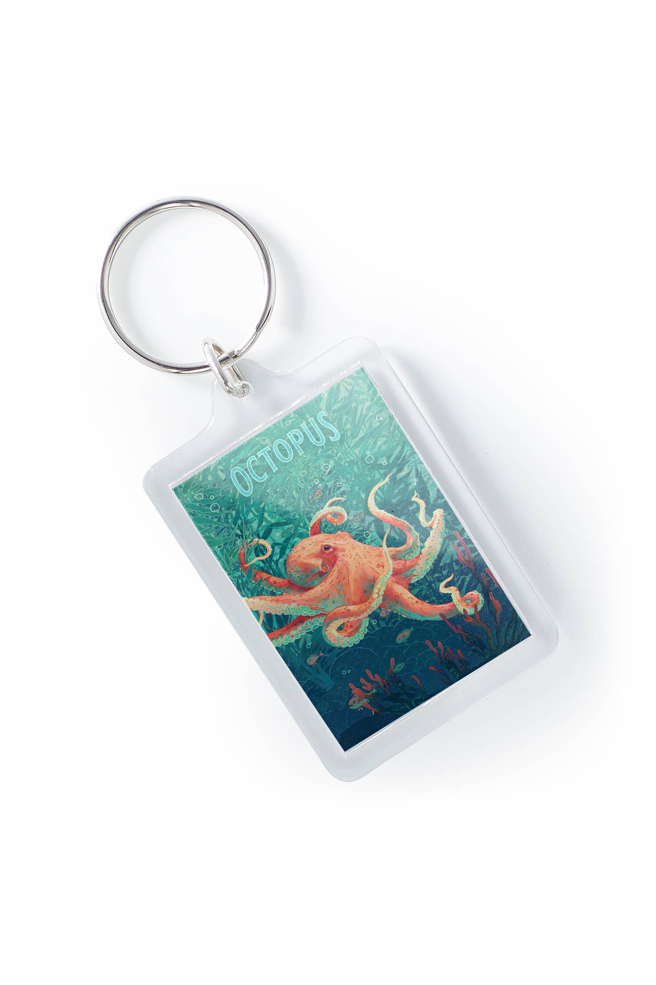 Vivid Octopus Keychain