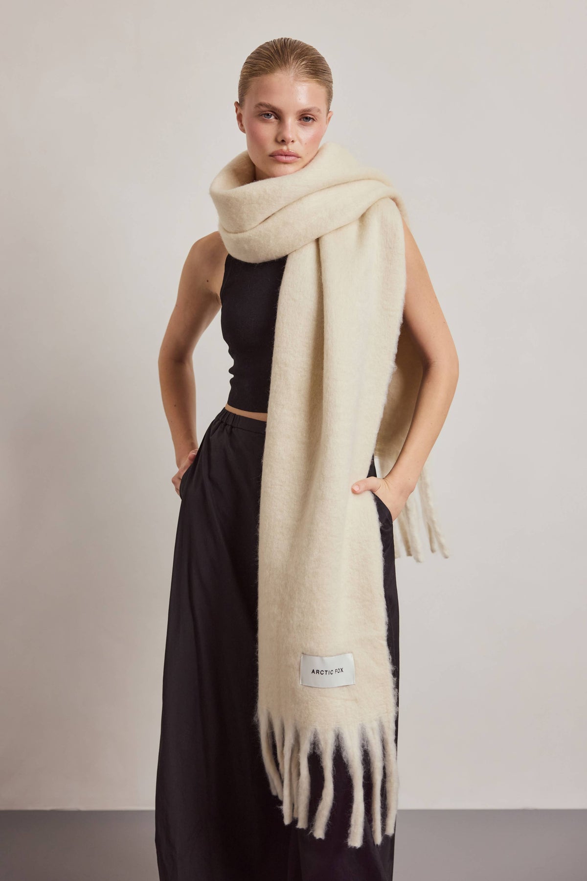 Pebble Beige Reykjavik Scarf