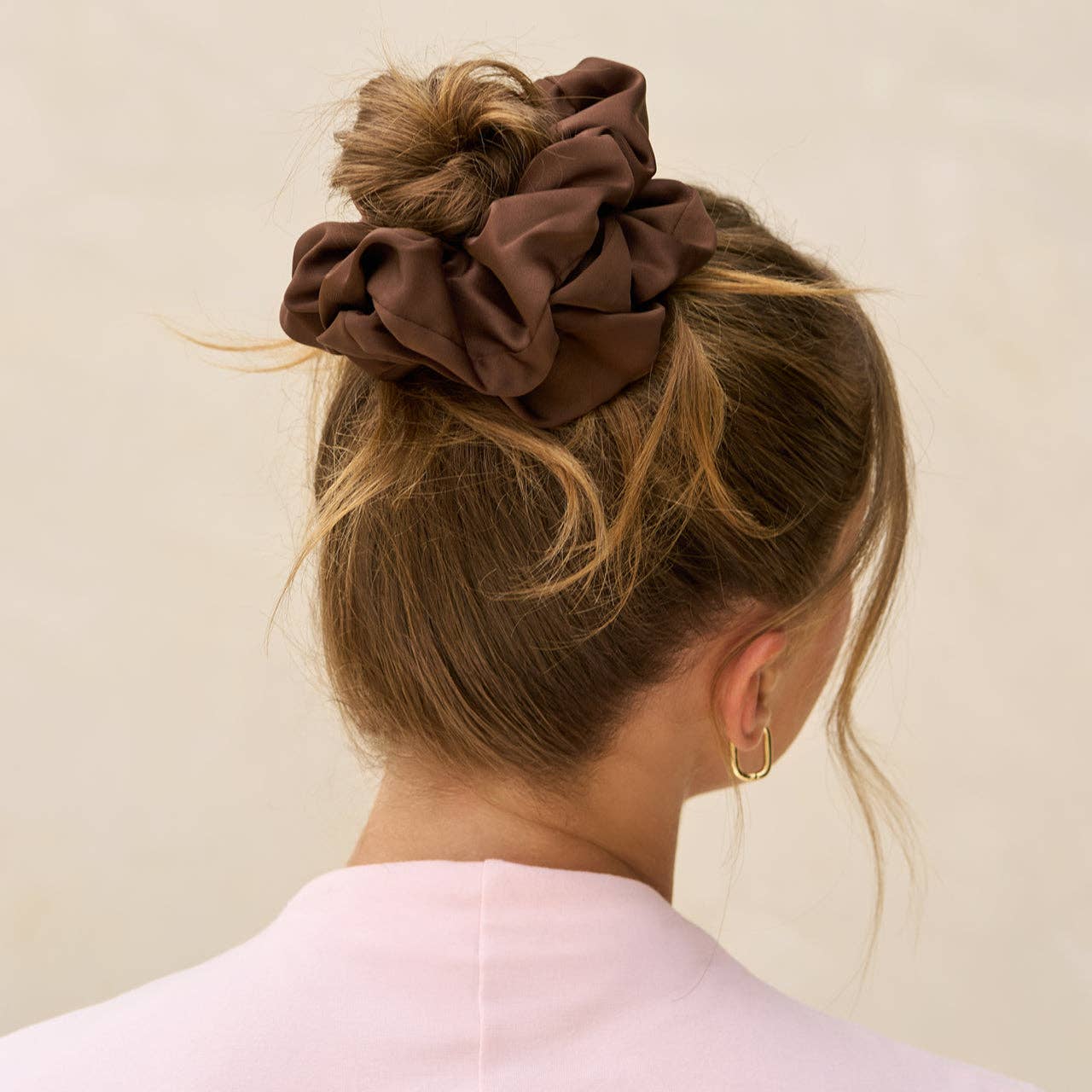 Oversized Scrunchies in Black + Chocolate – Local Whimsy