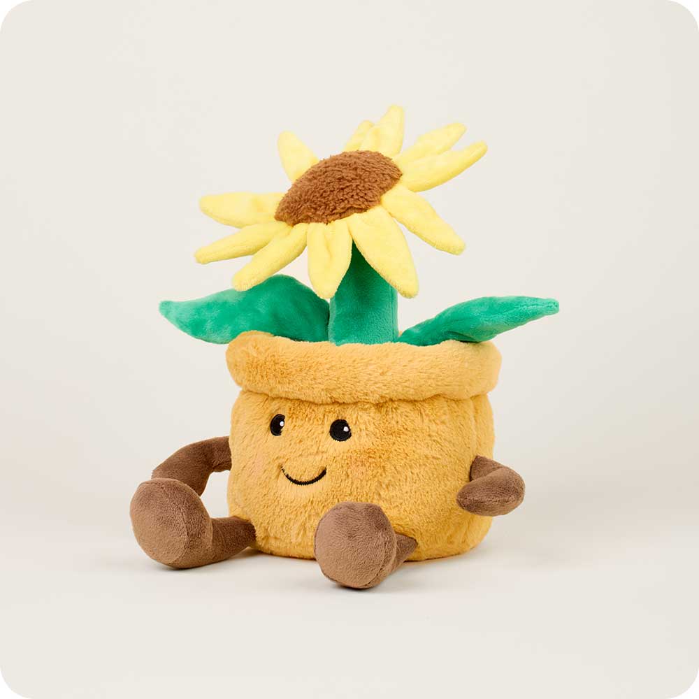 Yellow Flower Pot Warmies Plants Great for Floral Shops