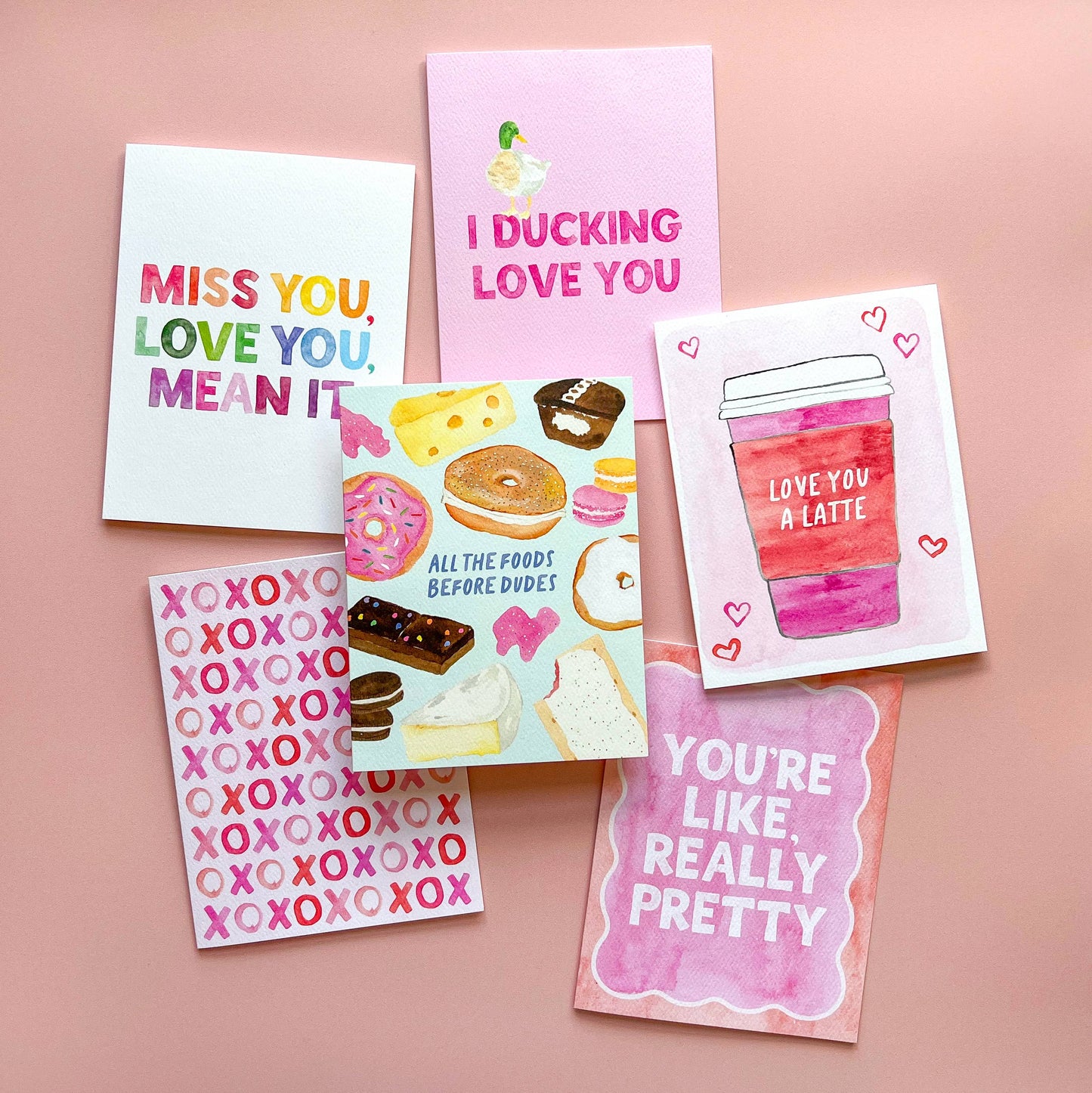 Miss You, Love You Greeting Card | Galentine's Greeting Card