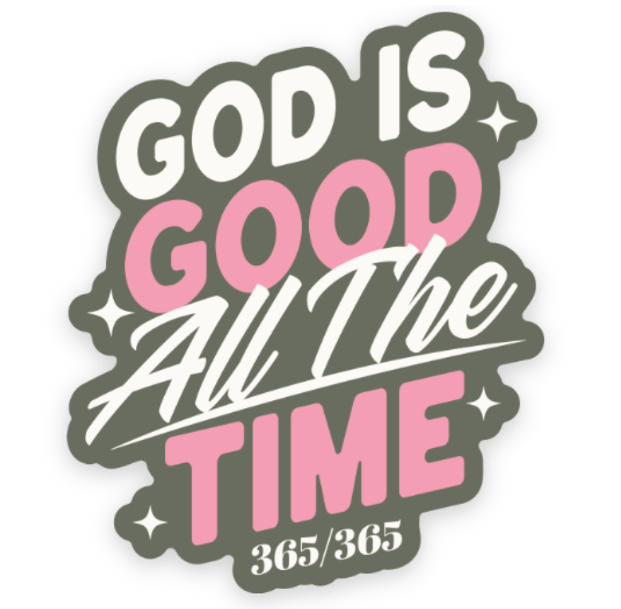 God is Good Sticker | Christian Sticker | Christian Gift 