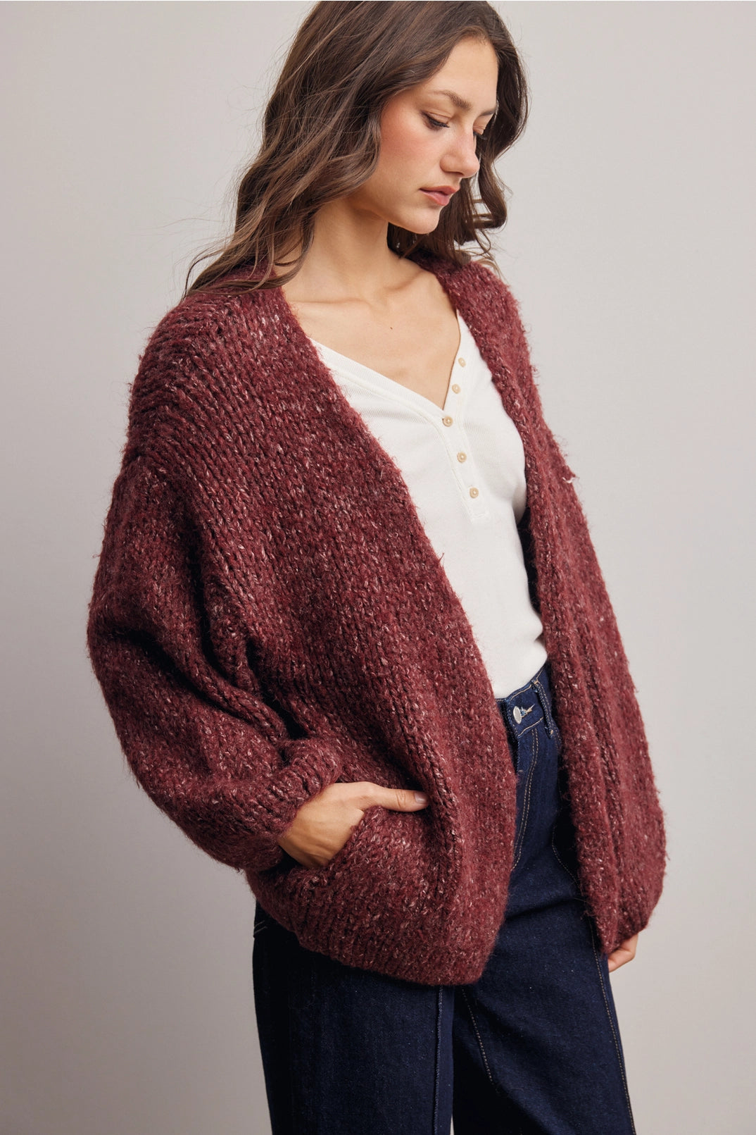 Chunky Soft Touch Knit Cardigan