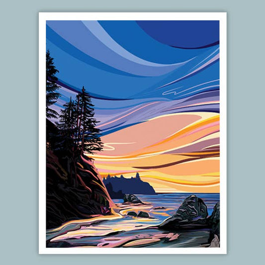 Pacific Northwest Sunset Art Print