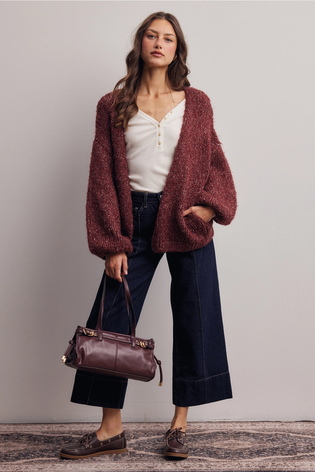 Chunky Soft Touch Knit Cardigan