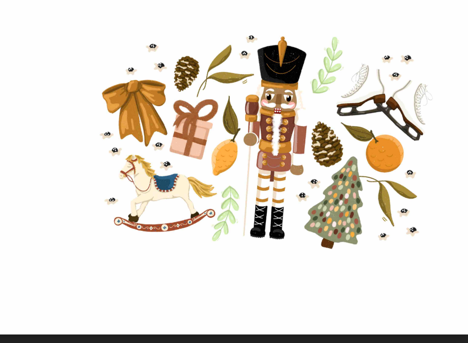 Transparent Nutcracker sticker holiday Christmas