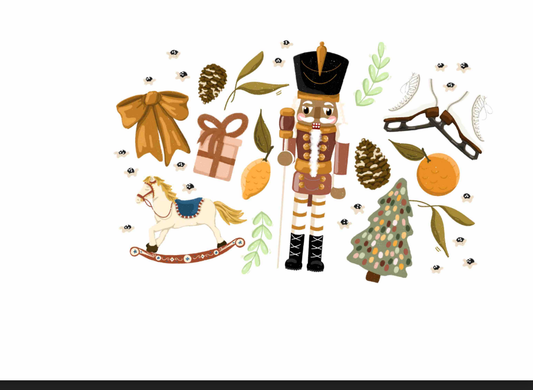 Transparent Nutcracker sticker holiday Christmas