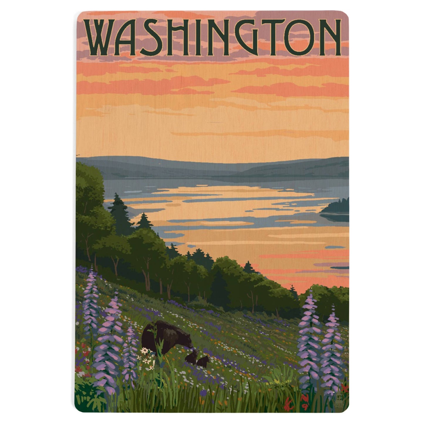 Wood Postcard