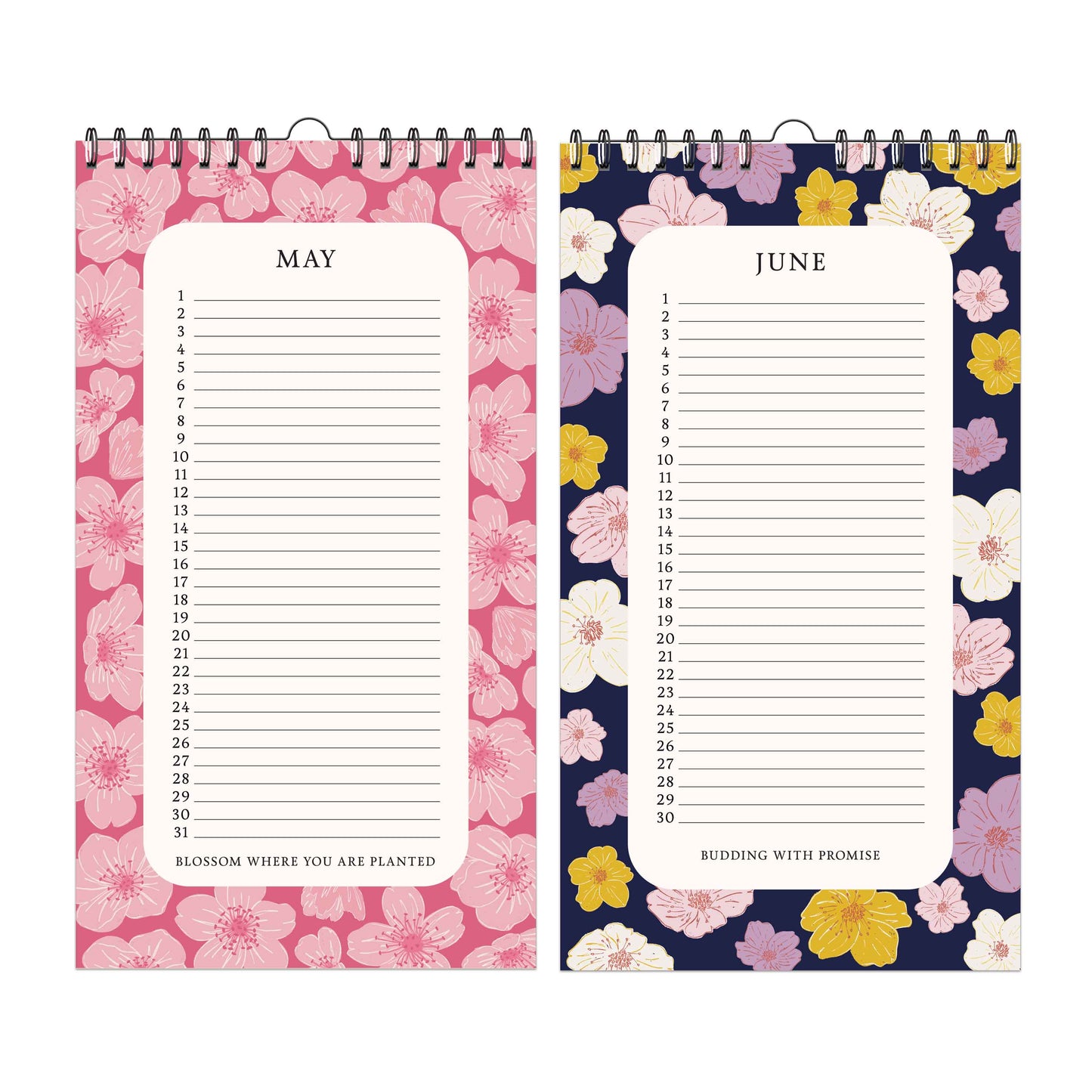 The Flower Garden Celebrations 12-Month Perpetual Calendar