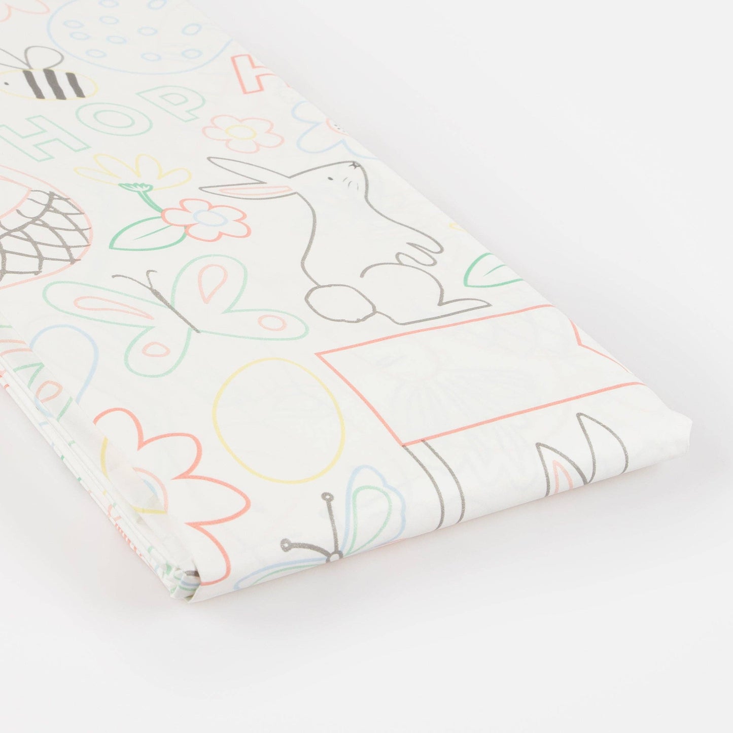 Easter Colour In Activity Tablecloth