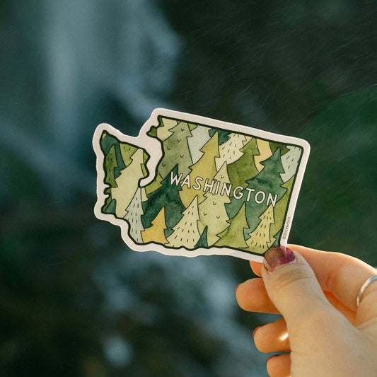 Washington State Trees Sticker