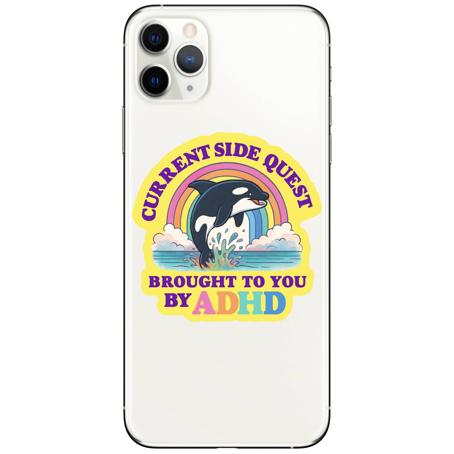 ADHD Funny Mental Health Neuro Sticker
